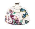 Vera Bradley Palm Beach Garden Limited Collection Cute Kisslock Coin 